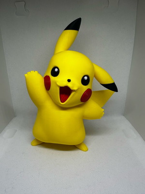 Pikachu figure like new in dynamic pose, height 19cm