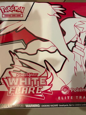 White Flare Elite Trainer Box from Pokemon Center like new