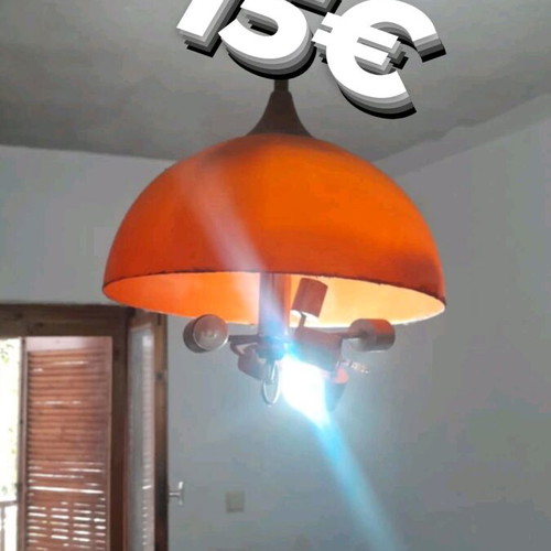 Polyphoto ceiling light used