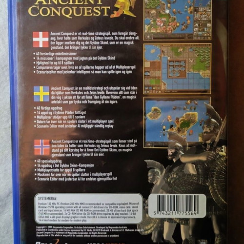 Ancient Conquest PC-CD ROM used, strategy game