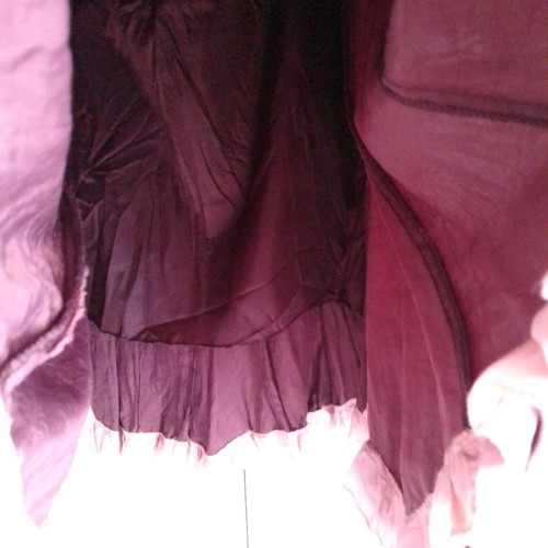 Mat Fashion skirt used, brown, waist 50 cm, size XL