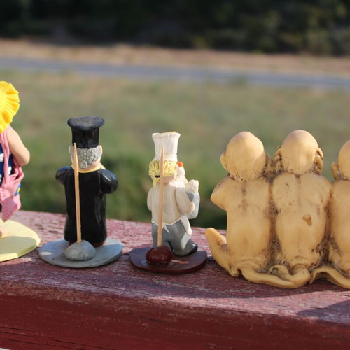 Handmade decorative dolls like new