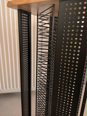 CD storage tower used, rotating rack for 200 CDs