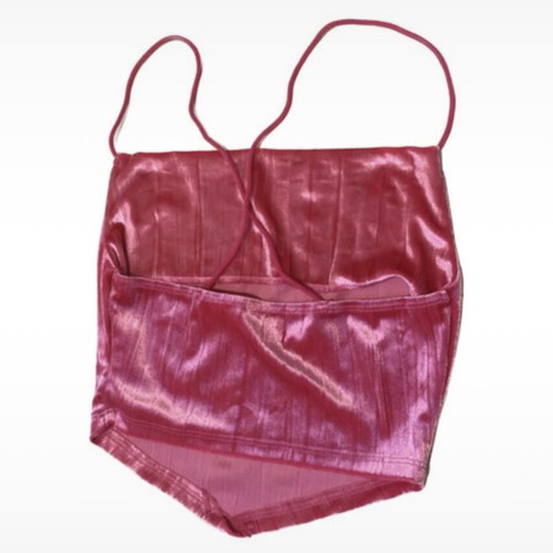Fuchsia top with straps new