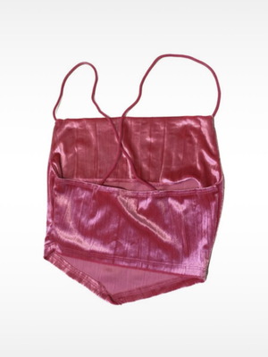 Fuchsia top with straps new