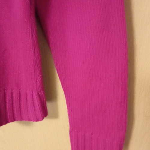 Zara cardigan fuchsia size S like new, wool acrylic