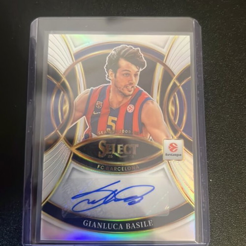 Gianluca Basile Select Euroleague Barcelona card new