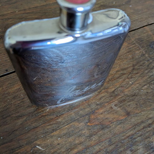 Whisky hip flasks very good condition