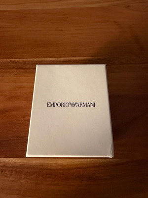 Emporio Armani authentic box used with black logo