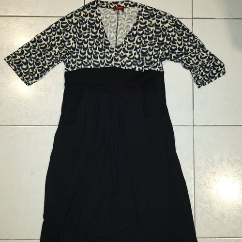 Sarah Lawrens dress unworn, size Large, black and white