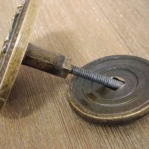 Antique door knob 1920 brass used