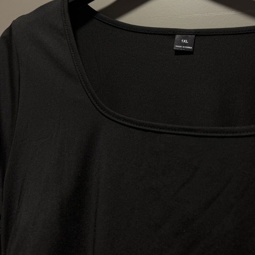 Shein dress, thin fabric, black, XL