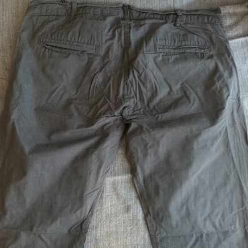 Men's chino pants used, size L, black and gray
