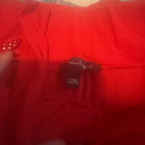 Summer Capri Pants like new, orange, size XL
