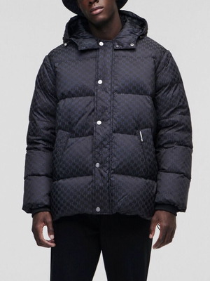 Karl Lagerfeld Monogram Reflective Down Jacket new, men's XL-XXL