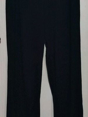 Straight Leg Ribbed Pants Black Used, Size M