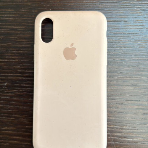 iPhone X silicon case used, pink