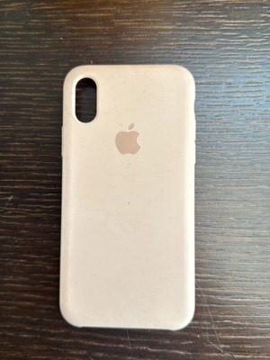 Θήκη σιλικόνης iPhone X μεταχειρισμένη, ροζ