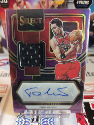 NBA Autograph Basketball Card Collection, 9 cards