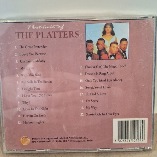 Portrait of the Platters CD used, rock