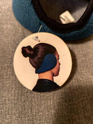 Earmuffs for cold weather new, blue