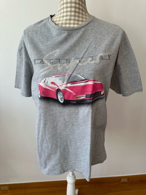 Zara tshirt γκρι με στρας λεπτομέρεια μέγεθος small μεταχειρισμένο