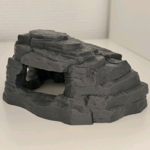 Decorative aquarium cave 3D printed new, hiding place for fish