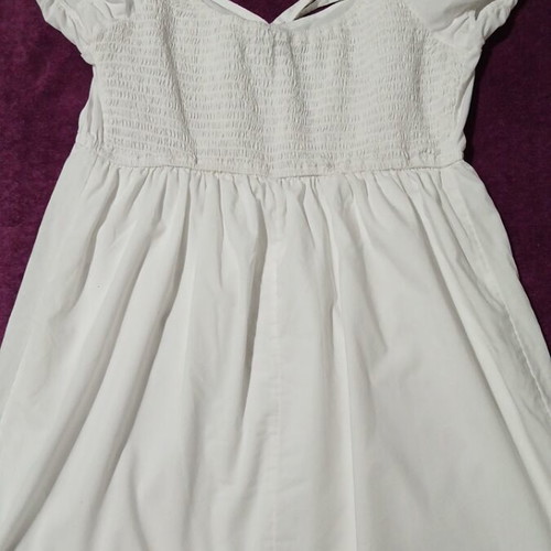 Hollister dress like new, white, size L