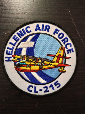 Canadair CL-215 Firefighting Aircraft Patch new - Hellenic Air Force