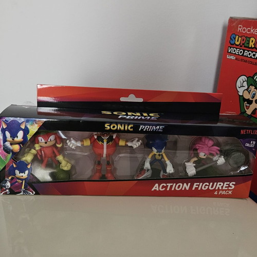 Sonic Prime S1 Action Figures 4-Pack new, articulated 7.5cm