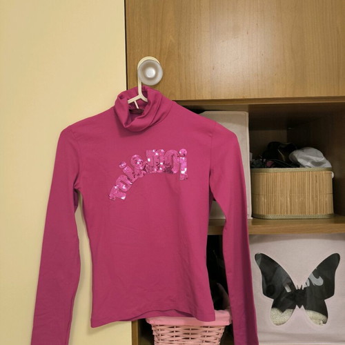 Toi&Moi turtleneck blouse new, pink, size M