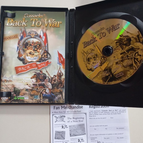 Cossacks Back To War PC game like new, strategy