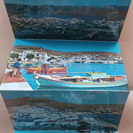 Patmos Foldable Postcards Set of 10 unused, like new