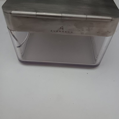 Storage/organization container used with metal lid, slightly broken