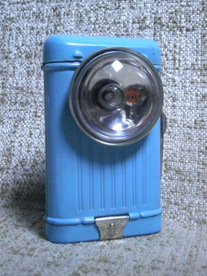 Neuner Fisheye Metal Lens New Blue Vintage 60s German Made