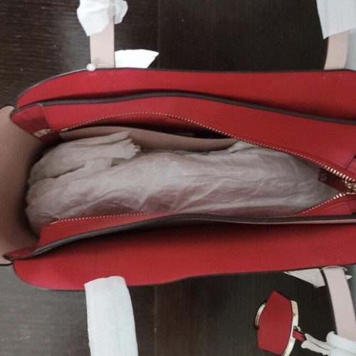 Kate Spade shoulder bag new, red and beige leather