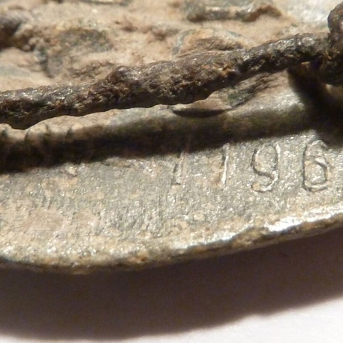 German bronze breast badge WWI used