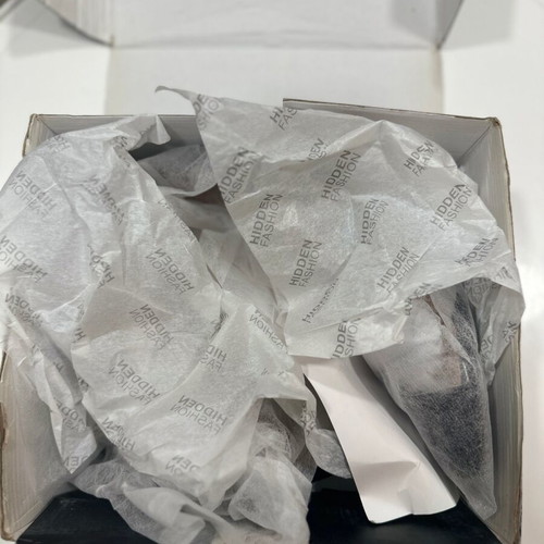 Hidden Fashion Sandals Size 38 New Black Transparent Strap