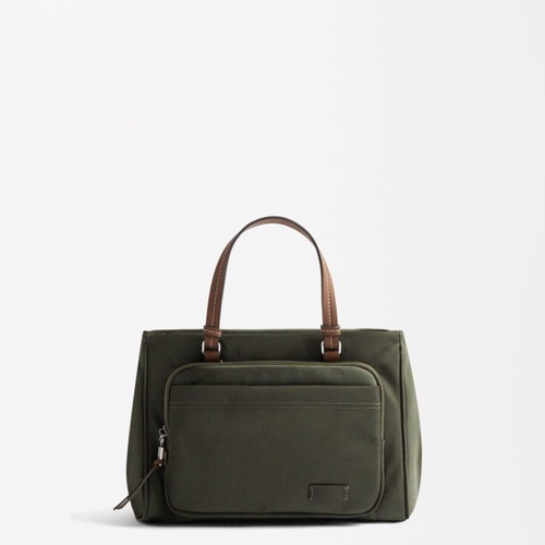 Parfois nylon tote bag new, green