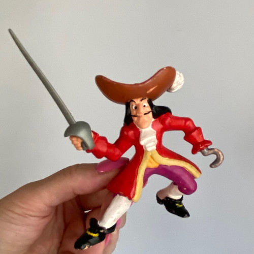 Bullyland Captain Hook pvc figure from Disney Peter Pan used