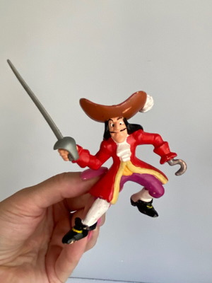 Bullyland Captain Hook pvc figure from Disney Peter Pan used