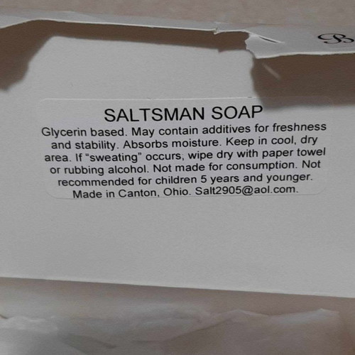 Saltsman Soap collie dog shaped soap, Lassie, new
