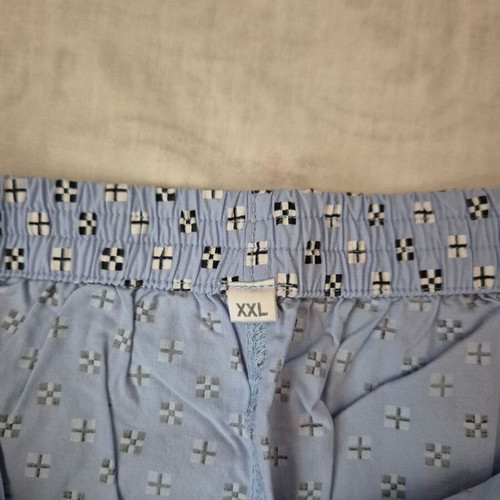 Men's pajama XXL like new, turquoise and black