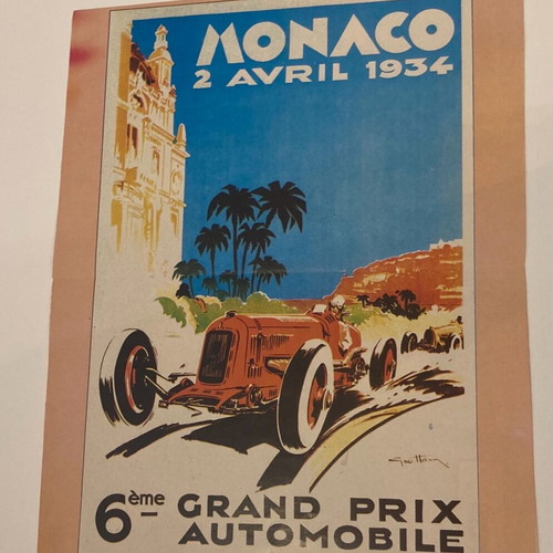 HEAVEN 17 - Monaco Grand Prix Poster from BLEK magazine In good condition Price 4 Euros