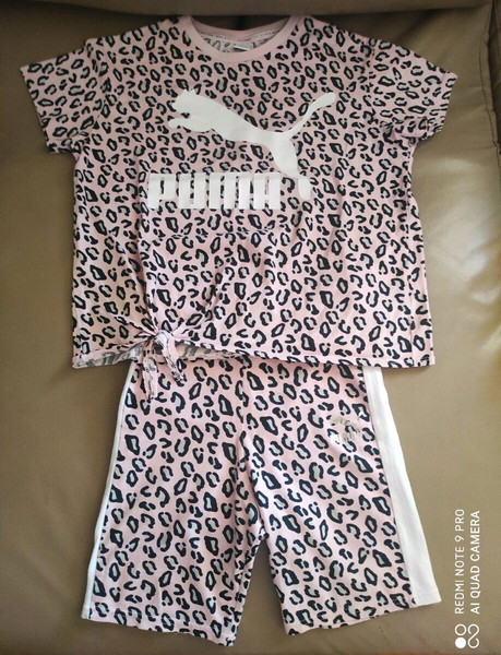 Детски комплект Puma, момиче, отлично качество, удобен и впечатляващ