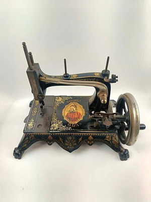 Antique Sewing Machine "Vasilissa Olga" used, rare collectible