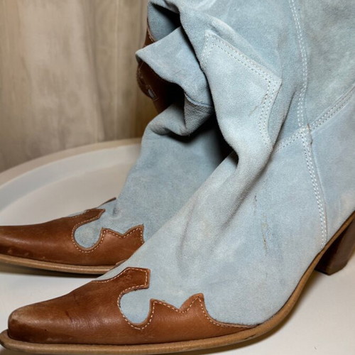 Cowboy women's boots handmade Made In Italia used size 39