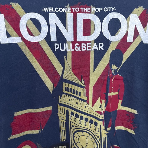 Pull & Bear T-shirt short sleeve used, Vintage Collection London, size Large