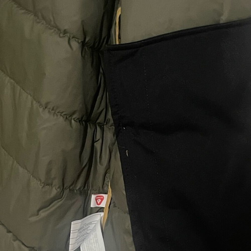 Abercrombie & Fitch men's mustard puffer jacket like new