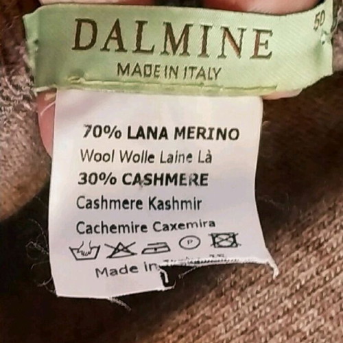 Dalmine double-sided wool vest size L like new